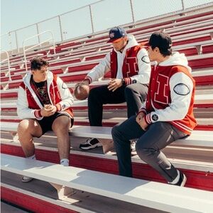 Howe Naugalite Varsity Jacket University of Nebraska 1950s